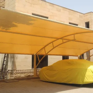 Shield your vehicle with our Heavy Duty Car Parking Shade. Crafted for durability and reliability, this robust tensile fabric shed provides ample protection against the elements, ensuring your car stays safe and secure. With its sturdy construction and spacious design.