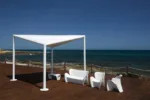 Latest Garden Gazebo design elegant sail kite shape (1)