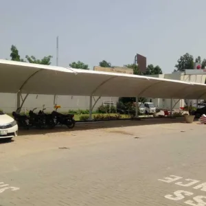 Looking for the latest prices of car parking shades in Pakistan for 2024? Explore the newest rates for car parking shades in Pakistan. This car parking has a tensile fabric top membrane that protects against sun and rain protection without compromising durability